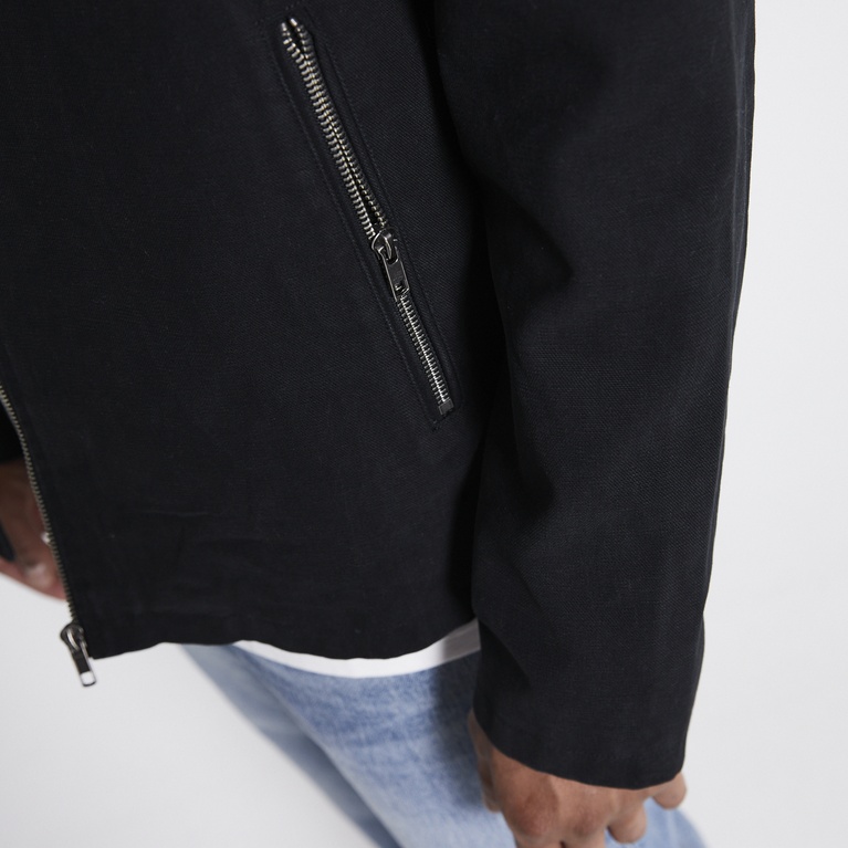 Canvas jacket "Celvin" Black
